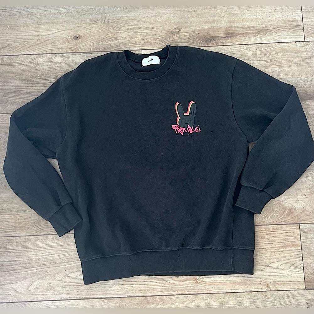 BARON Bad Bunny Sweatshirt Trouble Definitions Black